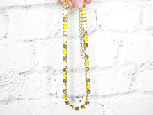 Load image into Gallery viewer, Swarovski Crystal Pineapple Yellow Necklace
