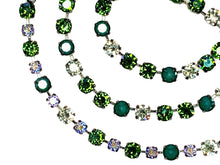 Load image into Gallery viewer, Swarovski Crystal Jungle Green Bracelet