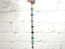 Load image into Gallery viewer, Swarovski Crystal Jungle Green Bracelet
