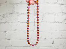 Load image into Gallery viewer, Swarovski Crystal Hibiscus Pink and Orange Necklace
