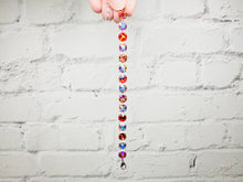 Load image into Gallery viewer, Swarovski Crystal Hibiscus Pink and Orange Bracelet