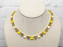 Load image into Gallery viewer, Swarovski Crystal Pineapple Yellow Necklace