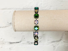 Load image into Gallery viewer, Swarovski Crystal Jungle Green Bracelet
