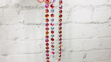 Load and play video in Gallery viewer, Swarovski Crystal Hibiscus Pink and Orange Necklace
